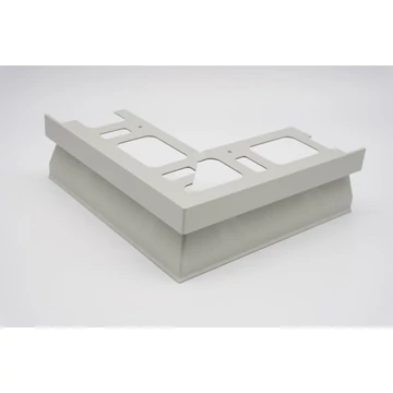 Progress Proterrace Drain FDP White Teraszprofil Külső Sarokelem Alumínium 10 mm (21 cm x 21 cm) AEPFDP 10ALBF