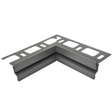 Progress Proterrace Drain Drip Anthracite Grey Teraszprofil Belső Sarokelem 20 mm (21 cm x 21 cm) AIPFDPP 20ALA