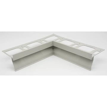 Progress Proterrace Drain FDP White Teraszprofil Belső Sarokelem Alumínium 10 mm (21 cm x 21 cm) AIPFDP 10ALBF