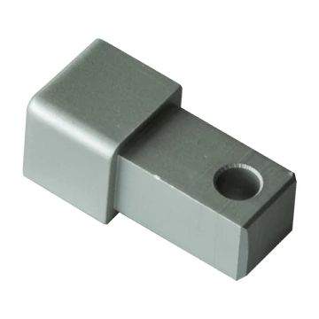 Szögletes Eloxált Ezüst Alumínium Sarokelem 10 mm CPGBSQSAS 10