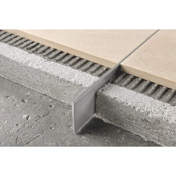 Progress Proflat Rozsdamentes Acél Burkolatváltó profil 3x20 mm (3 m/szál) GPLAC 2033 