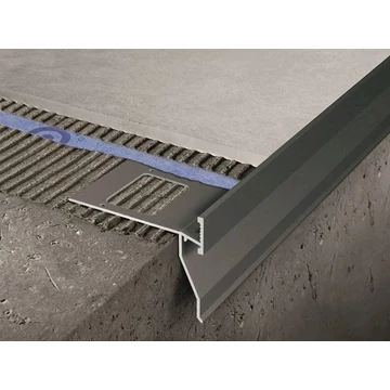 Progress Proterrace Drain FDP Anthracite Teraszprofil Alumínium 10 mm (2,7m/szál) PFDP 10ALA