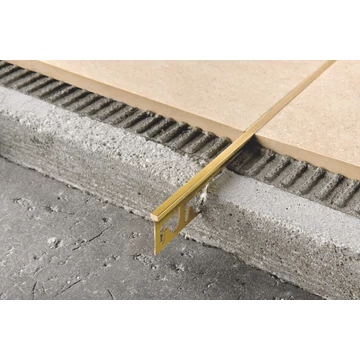 Progress Projoint Natúr Sárgaréz Burkolatváltó profil 10x25 mm (2,7 m/szál) PITON 1025 