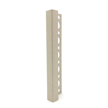 Progress Projolly Square Stone Line Cream Alumínium Szögletes Élprofil 8 mm (2,7 m/szál) PJQSA 08-SL02