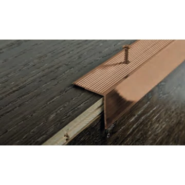 Progress Prowalk Öntapadós Eloxált Bronz Alumínium Lépcsőprofil 22 x 22 mm (2,7m/szál) PWKAB 22A