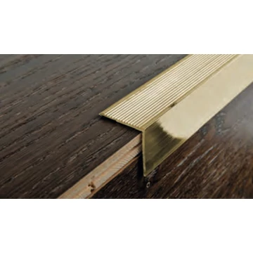 Progress Prowalk Öntapadós Polírozott Sárgaréz Lépcsőprofil 22 x 22 mm (2,7m/szál) PWKOL 22A 