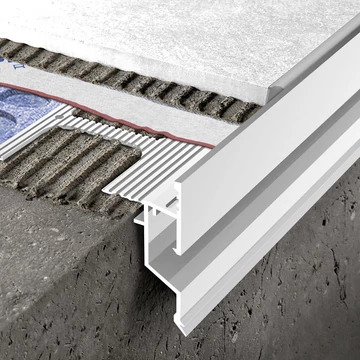 Progress Proterrace Drain Drip Fehér Teraszprofil Alumínium 10 mm (2,7m/szál) PFDPP 10ALBF