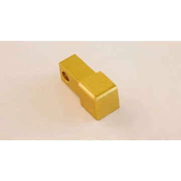 Progress Szögletes Szálcsiszolt Polírozott Arany Alumínium Sarokelem 10 mm CPJQSBOS 10/2