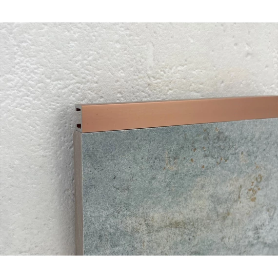 Progress Prolistell P All Eloxált Rose Gold Alumínium Dekor Profil 10 mm (2,7 m/szál) PLTPAR 10