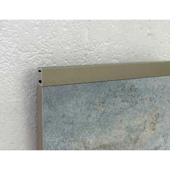 Progress Prolistell P All Eloxált Szálcsiszolt Titán Tiltex Alumínium Dekor Profil 10 mm (2,7 m/szál) PLTPTX 10 