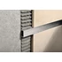 Kép 2/4 - Progress Prolistell P All Eloxált Szálcsiszolt Titán Tiltex Alumínium Dekor Profil 10 mm (2,7 m/szál) PLTPTX 10